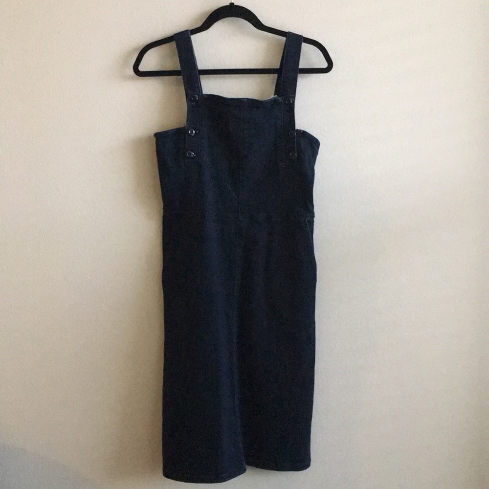 Top Shop Modo Overall Denim Dress 8